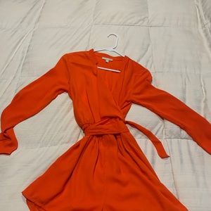 Lightweight orange romper-Giani Bini